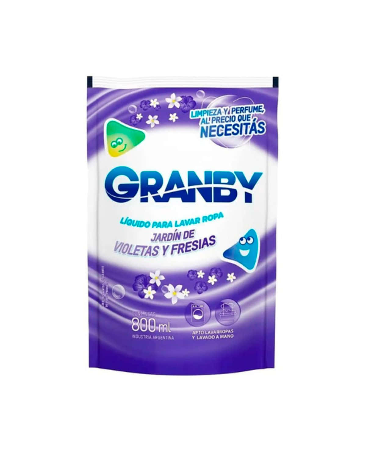 Jabon Liquido Granby Jardín de Violetas y Flores 800 mL
